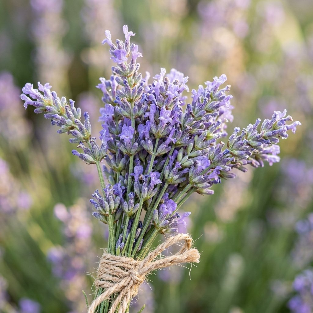 Flores de lavanda silvestre para la calma
